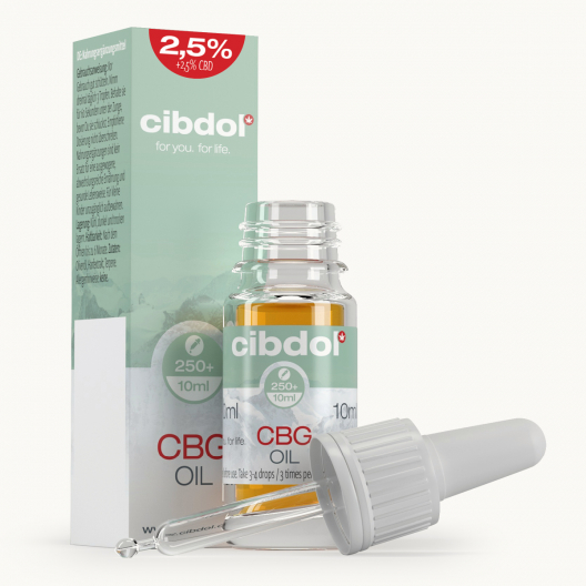 2,5% CBG & 2,5% CBD Olie