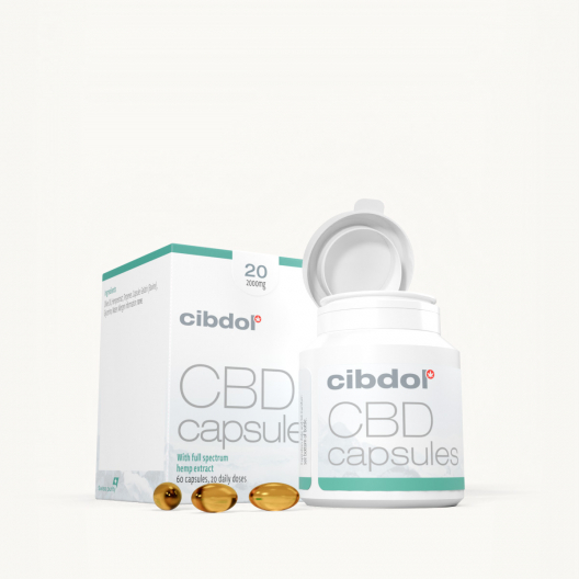 CBD Softgel Capsules 20% (2000mg)